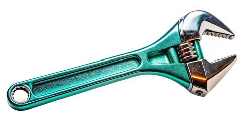 Obraz premium Adjustable Wrench Spanner Isolated on Transparent Background - Versatile Hand Tool for Mechanics and DIY Projects