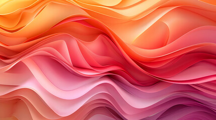 Obraz premium Abstract 3D Wave Background Illustration