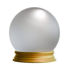 3D Golden Globe Ornament for any event and project
