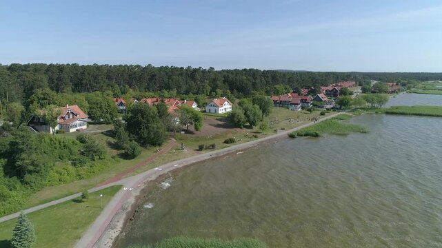 Nidden an der Kurischen Nehrung in Litauen am Kurischen Haff