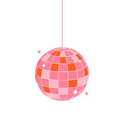 Disco Ball Graphic Illustration