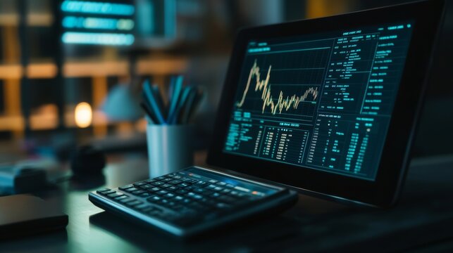 Cryptocurrency tax guidelines displayed on screen with tax calculator