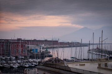 Obraz premium The city of Napoli in Italy