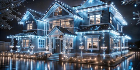 Charming Cottage Covered in Holiday Lights to Celebrate the New Year