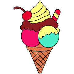 Sweet and Creamy Ice Cream Treat