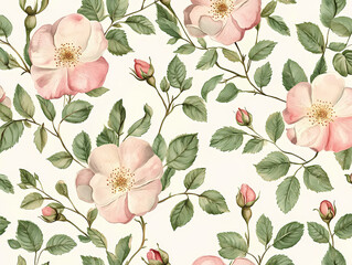 rose pattern background