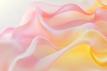 Obraz premium Close up 3D wave or fabric pink and peach color. Noisy grainy beautiful trendy pattern for backdrops, backgrounds and wallpapers