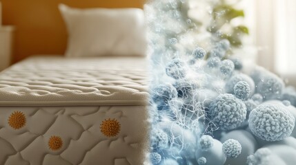 Clean mattress, germ removal.