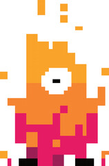 Pixel Flame Spirit