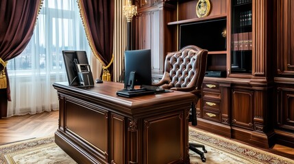 Elegant Home Office Interior