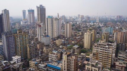 Fototapeta premium High_rise_buildings_and_towering_skyscrape