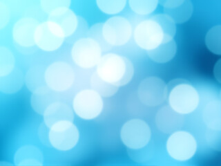 Fototapeta premium Soft blue bokeh lights create a serene ambiance for relaxation and inspiration