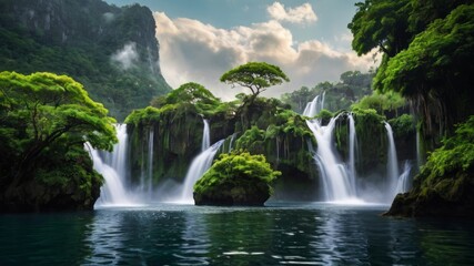 waterfall in the forest