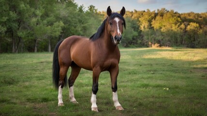 Obraz premium horse in the meadow