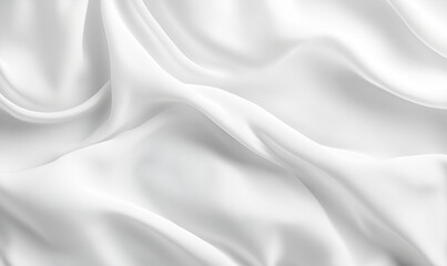 Fototapeta premium Abstract luxury white fabric texture background, white crumpled and creased glued wrinkled paper poster texture background, Abstract white crumpled and creased recycle paper texture background