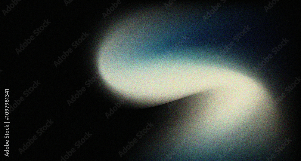Poster abstract white green and black soft gradient grain blurred background