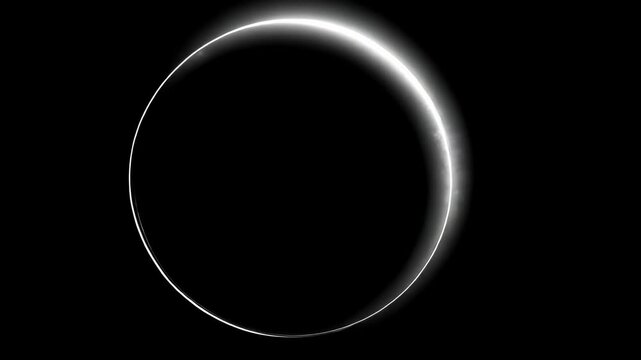 Celestial display reveals a crescent moon illuminated against a dark backdrop during night sky observation