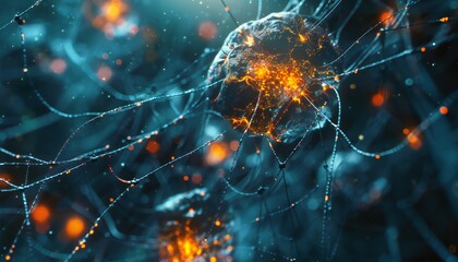 An image capturing the core concept of neural networks, a fundamental building block of modern technology