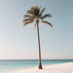 palm tree on the beach