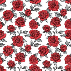 Fototapeta premium rose flower pattern