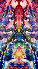 Abstract art background . Hand painting artwork on canvas .
Color idea for fabric , wall decor