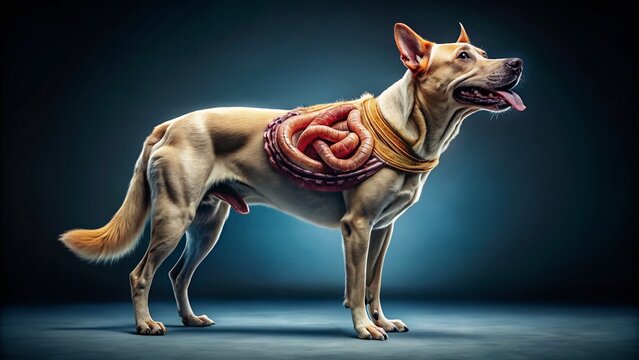 Understanding Gastric Mucosal Edema in Dogs: A Close-Up Fashion Photography Perspective on Hypoproteinemia Post-Parvovirosis for Veterinary Education and Awareness