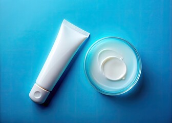 Drone Shot: Cosmetic Lab Research - Hand Cream Texture Analysis