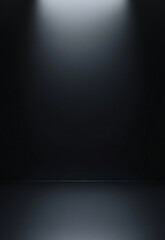 Black wall architecture backgrounds flooring. Minimalist black gradient for clean and effective product or text designs

