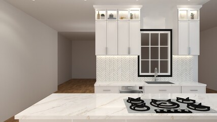 Bathroom Interior Design with Realistic Reander
