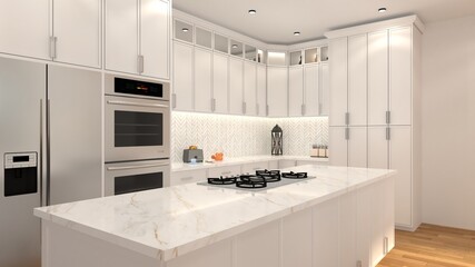 Bathroom Interior Design with Realistic Reander
