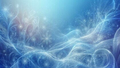 Obraz premium Abstract Blue Swirl Background