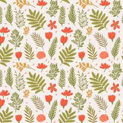 Elegant Floral Mandala Seamless Patterns &ndash; Ornamental Vintage and Modern Designs in Warm, Cool, and Earthy Tones