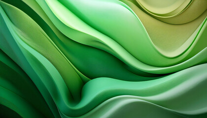 Obraz premium Subtle Green Shades Gradient Background