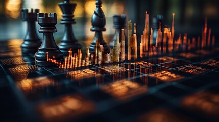 Merging Chess and Finance A Concept Visualizing Business Strategy Through Data Symbolism