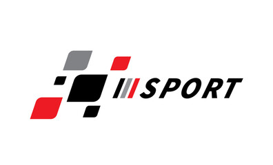 Race flag Design. Race flag icon logo. Racing stripes. Sport checkered. Motorsport graphics. Vector illustration