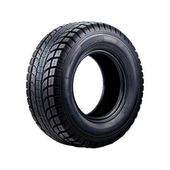 car tire isolated on a white background