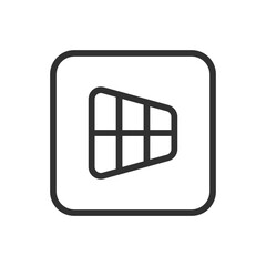 Fototapeta premium Perspective, edit. Design and design tools icons. Modern, simple flat vector illustration for web site or mobile app