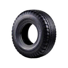 car tire isolated on a white background