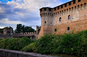 Fototapeta premium The medieval town of Gradara, Italy