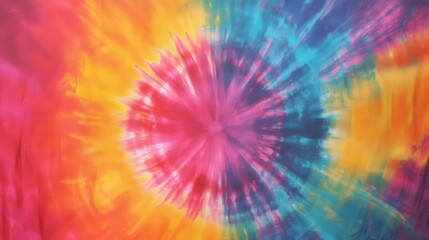 Obraz premium Abstract Tie-Dye Fabric with Swirling Colors