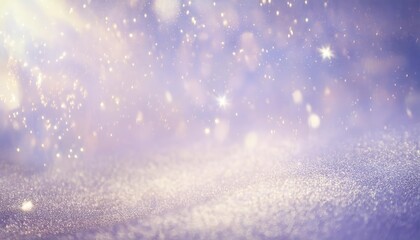 Enchanted Glow of Ethereal Bokeh. Mesmerizing Blend of Golden Sparkles and Soft Lavender Hues for Elegant Backgrounds, Christmas Winter Themed Art, Dreamy Digital Creations, and Magical Atmospheres