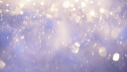 Enchanted Glow of Ethereal Bokeh. Mesmerizing Blend of Golden Sparkles and Soft Lavender Hues for Elegant Backgrounds, Christmas Winter Themed Art, Dreamy Digital Creations, and Magical Atmospheres