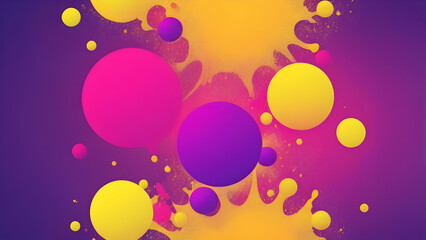 neon Violet Purple, Lemon Yellow glowing gradient background, a soft grainy noise texture with shimmering highlights and Smooth Transitions for a dynamic effect