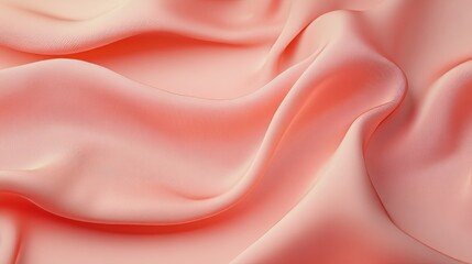 Obraz premium 3d rendered empty red wavy and smooth background