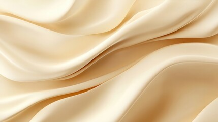 Obraz premium wavy cream silk background