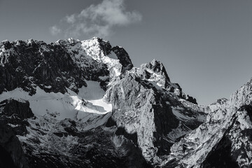 Obraz premium View of the Bavarian Alps, Germany.