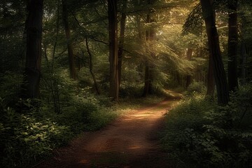 Obraz premium path in the forest