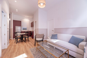 Floor, pendant, built-in and table lamps create different atmospheres and enhance the decoration