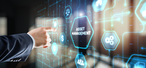 Obraz premium Asset management Business technology internet concept. Real Estate