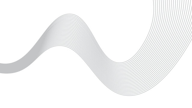 Wavy line white abstract background
